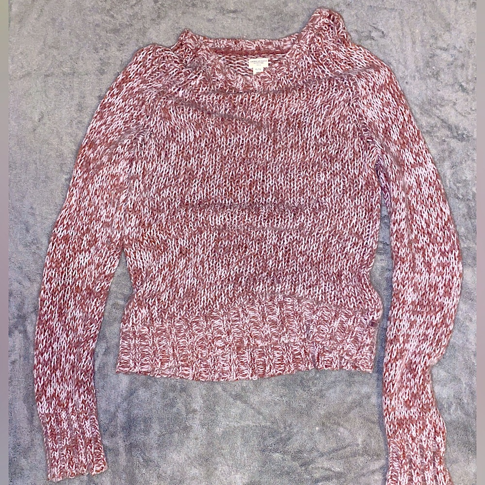 American Eagle XL Purple Knit Sweater